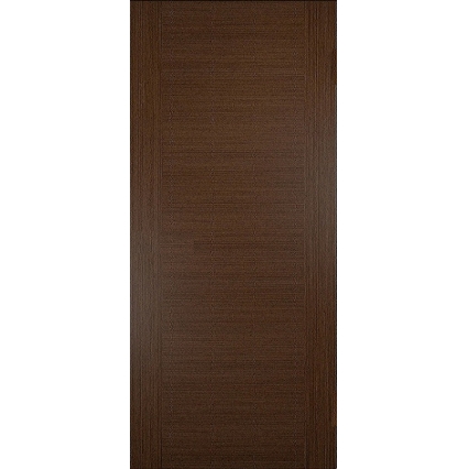 Дверное полотно Шпон/ Венге 80 см без отделки лаком